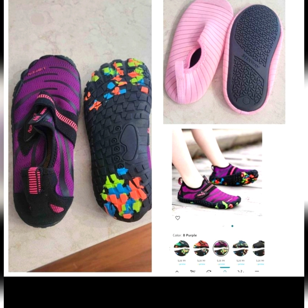 Girls size 2 water shoes